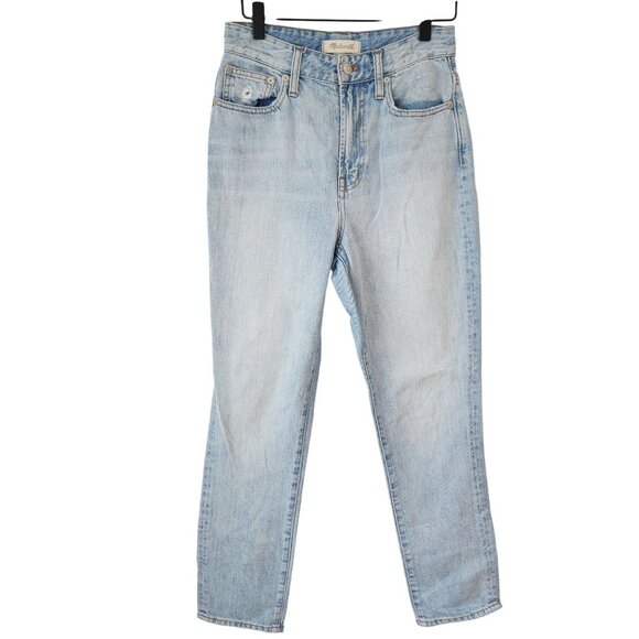 Madewell Curvy Perfect Vintage Jeans Light Wash Straight Relaxed Women's 24 - Picture 1 of 9